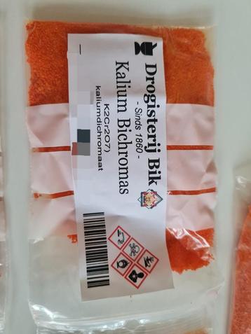 Potassium dichromate/K₂Cr₂O₇/ Kalium Bichromas/ 250 gr

 beschikbaar voor biedingen