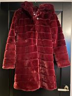 Zara - jas van faux fur - donkerrood - one size, Maat 38/40 (M), Zara, Ophalen of Verzenden, Zo goed als nieuw