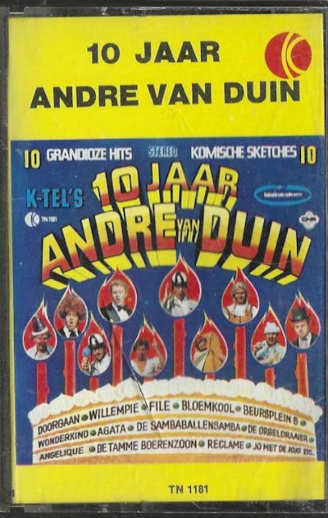 André van Duin – 10 Jaar André Van Duin 1976 CB372, Cd's en Dvd's, Cassettebandjes, Origineel, Nederlandstalig, 1 bandje, Ophalen of Verzenden