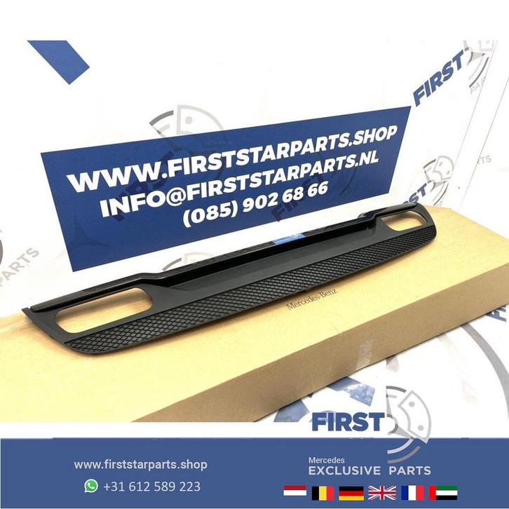 W176 A45 AMG Diffuser CARBON Mercedes A Klasse 2012-2018 ORI, Auto-onderdelen, Overige Auto-onderdelen, Mercedes-Benz, Gebruikt