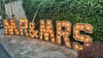 Lichtletters LOVE of MR&MRS, Hobby en Vrije tijd, Feestartikelen | Verhuur, Ophalen, Nieuw, Geboorte of Huwelijk