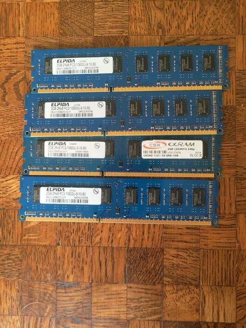 5x 8GB Dual-DDR3 1333mhz kits, Computers en Software, RAM geheugen, Gebruikt, Desktop, 8 GB, DDR3, Ophalen of Verzenden