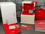 Omega Constellation Quadra MOP Diamond 0.69ct fullset, Leer, Staal, Ophalen of Verzenden, Zo goed als nieuw
