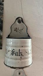Oude Emaille Zoutpot, Antiek en Kunst, Antiek | Emaille, Ophalen of Verzenden