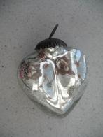 Kerst Antiek Zilverkleurige Hanger ( Hart), Diversen, Kerst, Ophalen of Verzenden