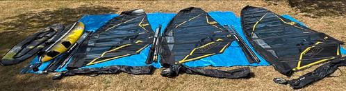 Slalom set Point7 en AV Modena 118 liter, Watersport en Boten, Windsurfen, Zo goed als nieuw, Complete set, Minder dan 250 cm