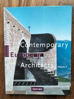 Contemporary European Architects (o.a. Herman Hertzberger), Boeken, Gelezen, Ophalen of Verzenden, Meerdere auteurs, Architecten
