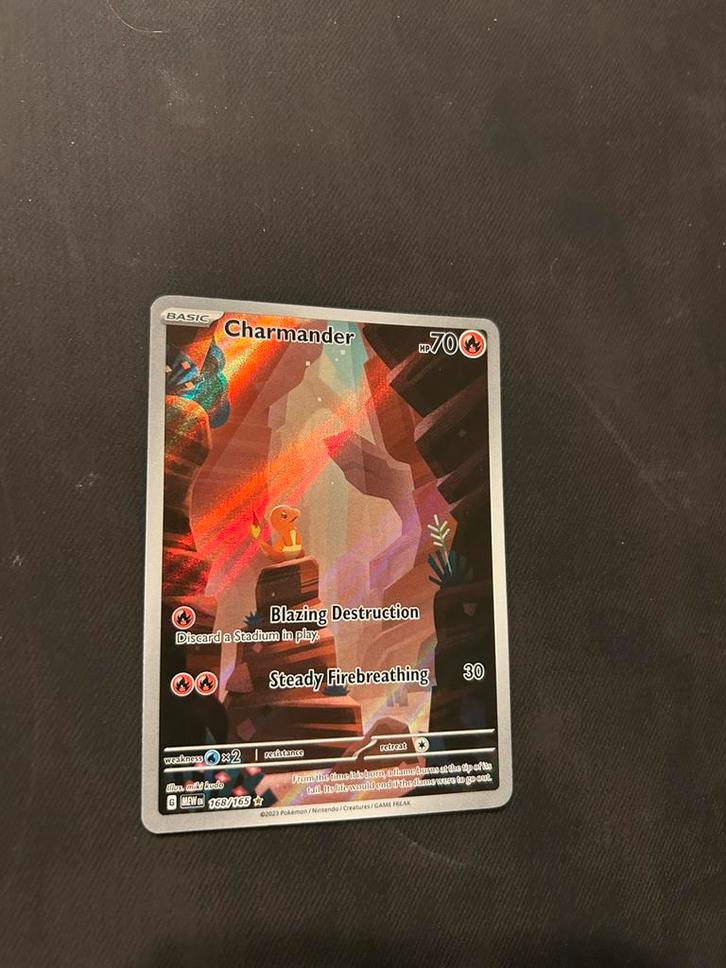 Pokemon - Chamander 151, Hobby en Vrije tijd, Verzamelkaartspellen | Pokémon, Nieuw, Losse kaart, Foil, Ophalen of Verzenden