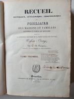 Historisch, Genealogisch, Overzicht Deel 1. Adellijke Fam, Ophalen of Verzenden