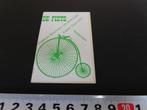 sticker de fiets museum boymans - van beuningen 1977 r'dam, Verzamelen, Ophalen, Zo goed als nieuw, Bedrijf of Vereniging