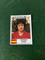 Panini plaatje Enrique Saura Spanje WK 1982, Ophalen of Verzenden