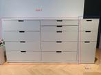 Ikea NORDLI ladekast combinatie modulair - 160cm breed, Ophalen, 5 laden of meer, 150 tot 200 cm, Zo goed als nieuw