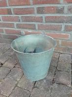 Zinken emmer, Ophalen, Gebruikt, Rond