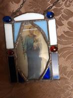 Glas in Lood Hanger met Afbeelding, Antiek en Kunst, Ophalen of Verzenden