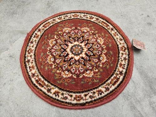 Vintage Perzisch rond wol vloerkleed Radjah pink 50x50cm, Huis en Inrichting, Stoffering | Tapijten en Kleden, Gebruikt, 50 tot 100 cm