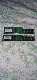 2x2GB dus 4GB 800MHz DDR2 RAM Werkgeheugen, Computers en Software, RAM geheugen, Desktop, 4 GB, Ophalen of Verzenden, DDR2