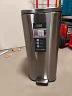 EKO Stella Step Bin - 30L - RVS, Met pedaal, 50 tot 75 cm, Ophalen of Verzenden, Rvs