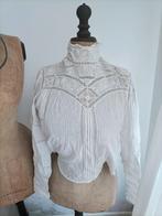 Antieke bodice blouse in mooi wit, Ophalen of Verzenden