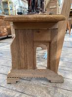 Landelijk Frans eiken bankje kerkbankje kinderbankje, Antiek en Kunst, Curiosa en Brocante, Ophalen