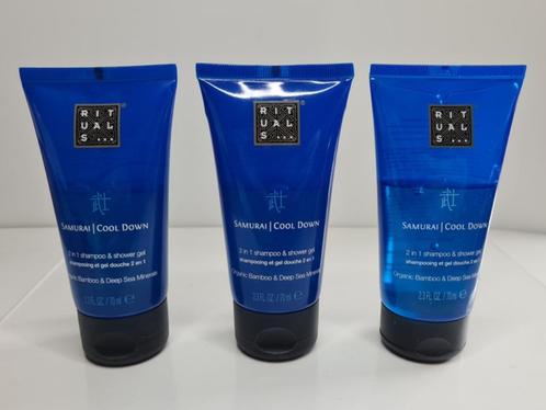 Rituals Samurai Cool Down 2-in1 Shampoo en Showergel 3 st., Sieraden, Tassen en Uiterlijk, Uiterlijk | Lichaamsverzorging, Nieuw