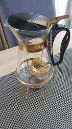 Antieke Theepot met Filter en Standaard, Ophalen