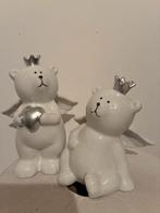 Beertjes met engelvleugels en hartje, Verzamelen, Beelden en Beeldjes, Ophalen of Verzenden, Zo goed als nieuw, Dier