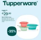 Tupperware Set Mini Max, Ophalen of Verzenden, Nieuw, Rood