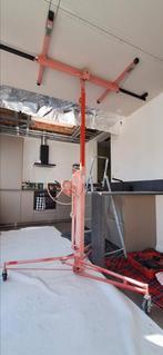 Te huur; platenlift en/of kamersteiger. Zie foto's adv., Doe-het-zelf en Verbouw, Steigers, Ophalen, Zo goed als nieuw