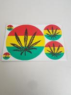 Sticker set Marihuana - Rasta - Reggae - Bob Marley, Nieuw, Stickers, Verzenden