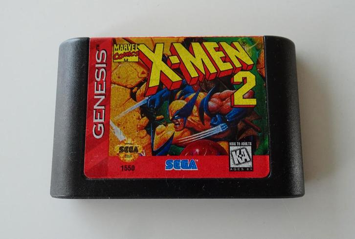 X-Men 2 : The Clone Wars voor Sega Genesis, Spelcomputers en Games, Games | Sega, Zo goed als nieuw, Mega Drive, Avontuur en Actie