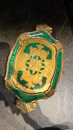 Dienblad  goud/groenkleurig, Huis en Inrichting, Woonaccessoires | Dienbladen, Ophalen of Verzenden, Zo goed als nieuw