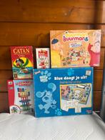 Diverse Bordspellen - Catan, Buurman, Blue's Clues, Een of twee spelers, Ophalen of Verzenden, Gebruikt, Reisspel