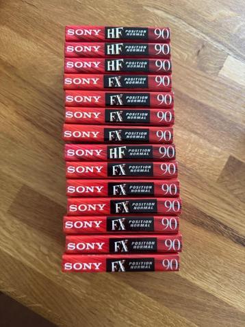 Sony HF 90 & FX 90 Cassettebandjes 14x Nieuw in folie beschikbaar voor biedingen