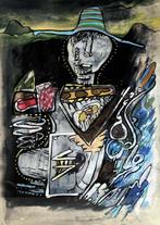 Litho, Hugo Claus, Antiek en Kunst, Kunst | Litho's en Zeefdrukken, Ophalen of Verzenden