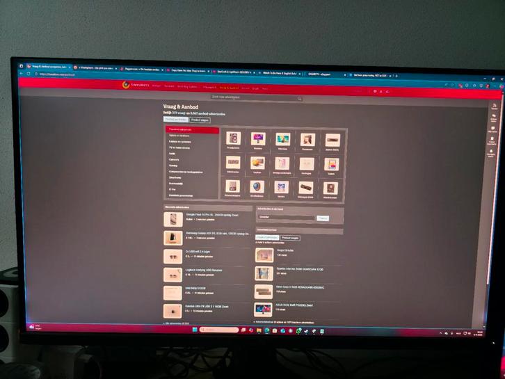 ASUS ROG Swift PG329Q Zwart, Computers en Software, Monitoren, Gebruikt, 151 t/m 200 Hz, DisplayPort, HDMI, In hoogte verstelbaar