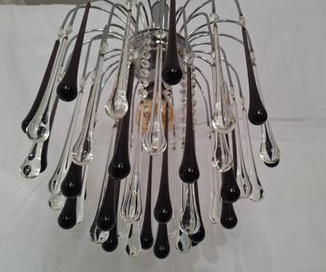 In perfecte Staat Jaren ‘70 , Murano Glaspegel kroonluchter beschikbaar voor biedingen
