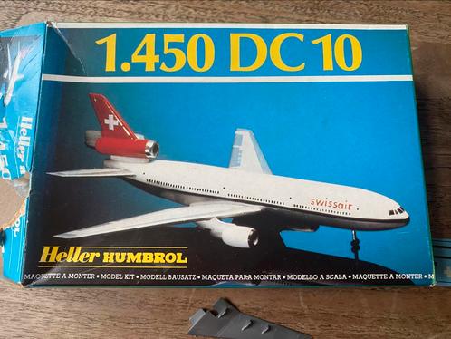 DC-10 Heller Humbrol 80036, Hobby en Vrije tijd, Modelbouw | Vliegtuigen en Helikopters, Gebruikt, 1:200 of kleiner, Heller, Ophalen of Verzenden