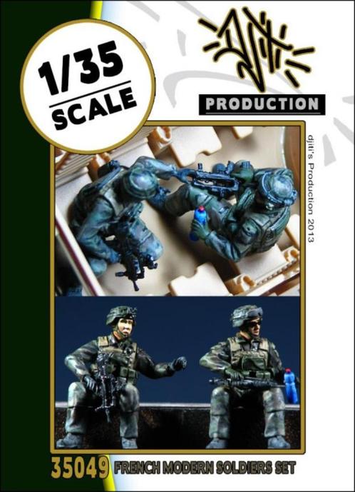 D-392,DJITIS PRODUCTION 1-35,NO,35049,French modern Soldiers, Hobby en Vrije tijd, Modelbouw | Figuren en Diorama's, Nieuw, Verzenden