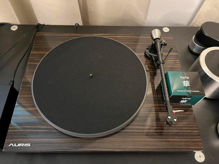 Auris Audio Blues draaitafel met Hana SL element., Audio, Tv en Foto, Platenspelers, Zo goed als nieuw, Platenspeler, Overige merken