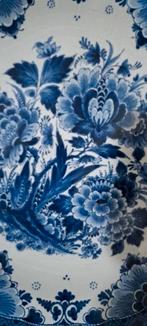 Groot oud Delftsblauw wandbord Porceleyne Fles 40 cm 1960, Ophalen of Verzenden