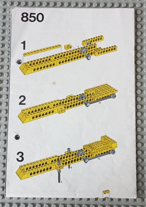 850 (1) Fork Lift ALLEEN HANDLEIDING, Kinderen en Baby's, Speelgoed | Duplo en Lego, Gebruikt, Ophalen of Verzenden