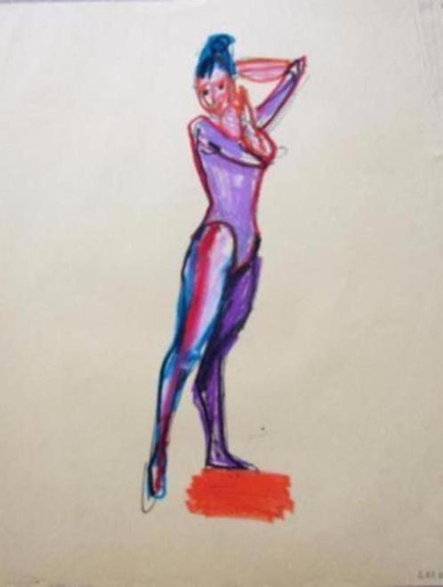 ==Hans Ittmann 1914-1972 ==figuurstudie==met catalogus, Antiek en Kunst, Kunst | Schilderijen | Modern, Ophalen