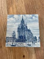 Stadhuis Gouda Delft Blauw, Antiek en Kunst, Antiek | Wandborden en Tegels, Ophalen of Verzenden
