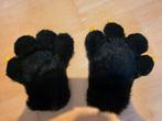 Furry fursuit handpaws zwart geel, Hobby en Vrije tijd, Kostuums, Theaterbenodigdheden en LARP, Ophalen of Verzenden, Zo goed als nieuw