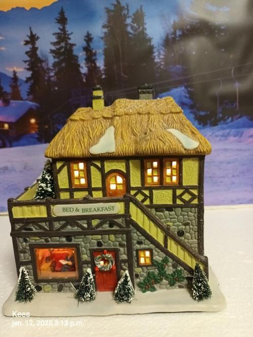 kerstdorp kersthuisjes dickensville, Diversen, Kerst, Zo goed als nieuw, Ophalen of Verzenden