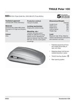 dakkoffer thule polar 100, Ophalen, Gebruikt