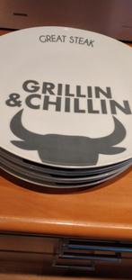 Grillin & Chillin 6 borden, Huis en Inrichting, Ophalen, Gebruikt, Bord(en), Overige stijlen