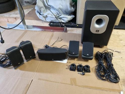 JBL surround speaker set. Inclusief Subwoofer., Audio, Tv en Foto, Luidsprekers, Zo goed als nieuw, Complete surroundset, 120 watt of meer