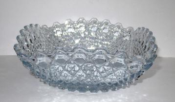 Sowerby glass vintage decoratief glazen schaal, Engeland. beschikbaar voor biedingen