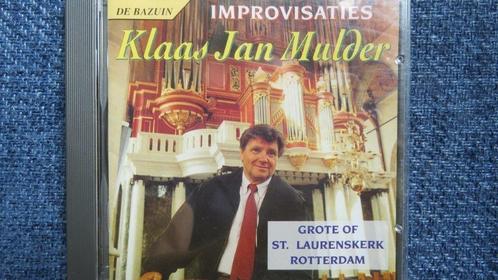 Cd orgel: Improvisaties Klaas Jan Mulder Laurenskerk R'dam, Cd's en Dvd's, Cd's | Religie en Gospel, Ophalen